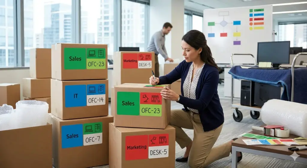 How to Label Boxes for an Office Move: The NYC Commercial System