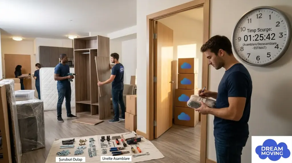 How Long Does Furniture Assembly and Disassembly Add to Moving Day