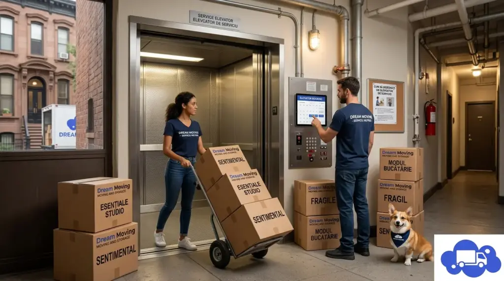 How to Book a Service Elevator for a Studio Apartment Move
